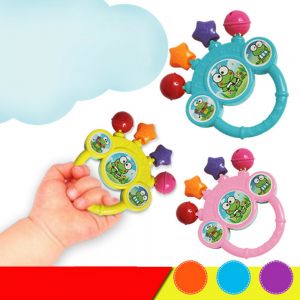 תינוק קריקטורה תינוק פעמון רעשנים עם ילודים צעצועי יד צעצוע לילדים צעצוע מוסיקה